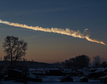 The Chelyabinsk Meteor that exploded over the Russian sky in 2013