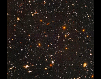 A photo showing a small section of our universe