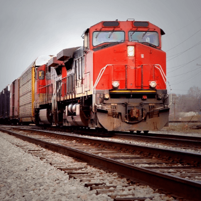 A Locomotive on a Train