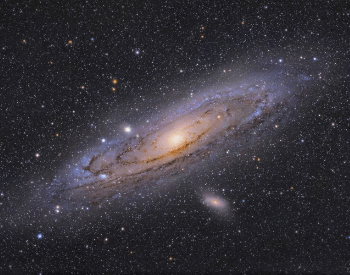 A photo of the Andromeda galaxy