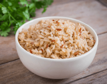 A picture of brown rice