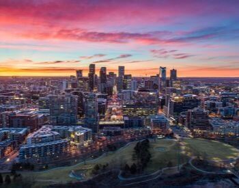 A picture of Denver, the capital city of Colorado