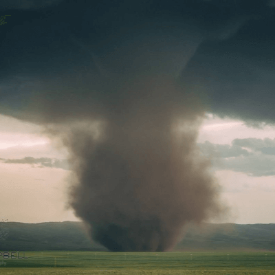 A Picture of a EF3 Tornado Funnel