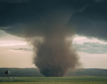 A Picture of an EF3 tornado on 06-06-2018
