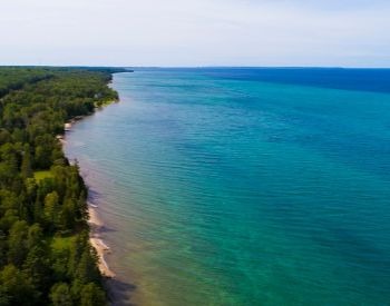 A picture of Lake Huron