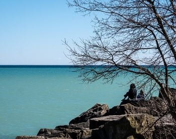 A picture of Lake Ontario