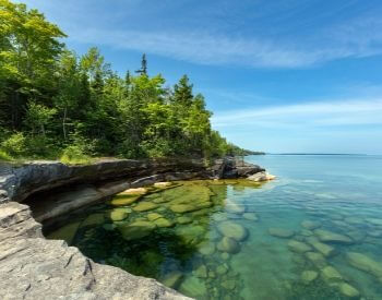 A picture of Lake Superior