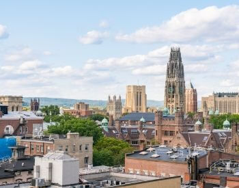 A picture of the city of New Haven, Connecticut