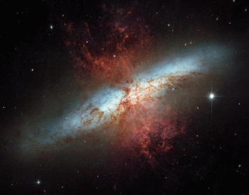 A photo of the irregular galaxy NGC 3034