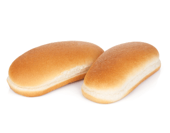 A picture of two hot dog buns