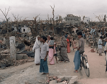 Picture 6 of 6 - Damage from the Daulapur-Saturia Tornado.