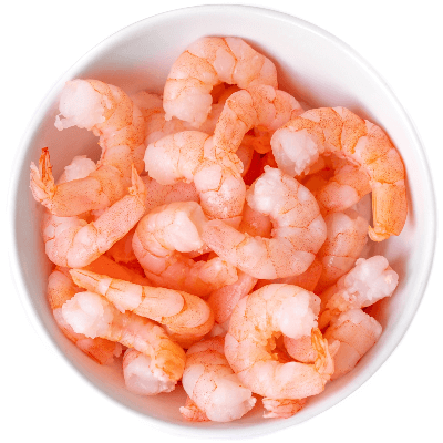 A Picture of a Bowl of Shrimp