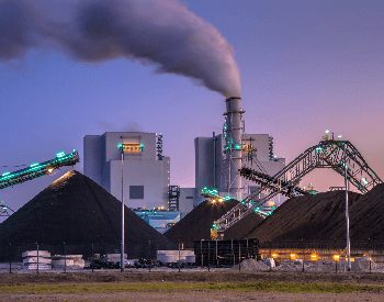 A picture of a coal power plant