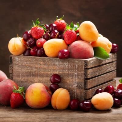A Picture of Fruit in a Crate