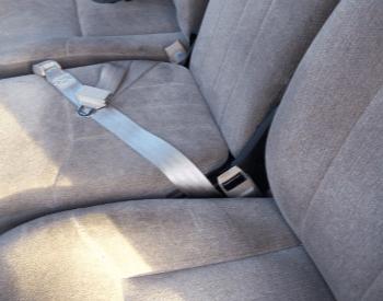 A picture of a lap seat belt