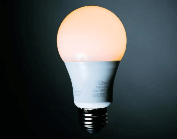 A picture of a dimmable LED light bulb