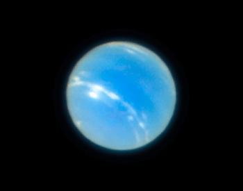 A photo of Neptune taken by the ESOs Very Large Telescope (VLT).