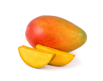 A picture of a whole papaya