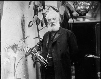 A picture of Alexander Graham Bell in his later years