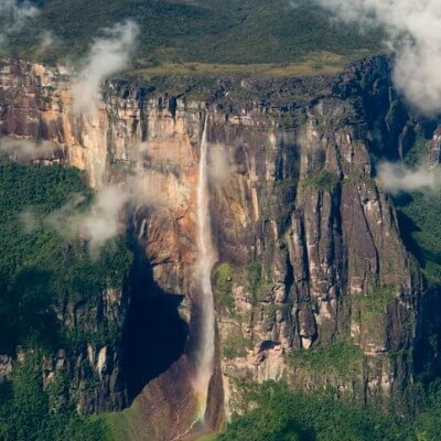 A Picture of the Angel Falls Waterfall