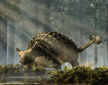 An illustration of the Ankylosaurus, which was an Ornithischia dinosaur