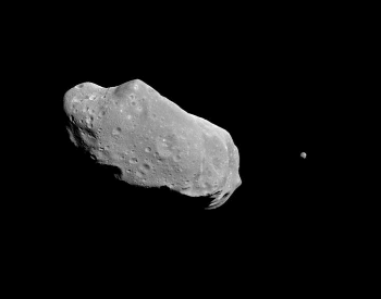 A picture of the asteroid 243 ida