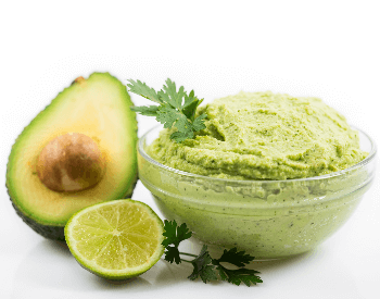 A picture of avocados and guacamole