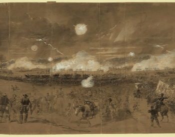 An illustration of the Battle of Chancellorsville