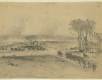 An illustration of the Battle of Chancellorsville