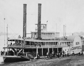 A picture of a Ben Campbell steamboat