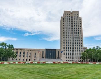 A picture of Bismarck, the capital city of North Dakota