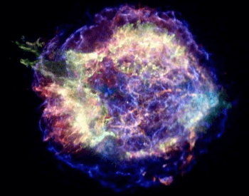 A photo of Cassiopeia A, the Milky Way's youngest supernova remnants