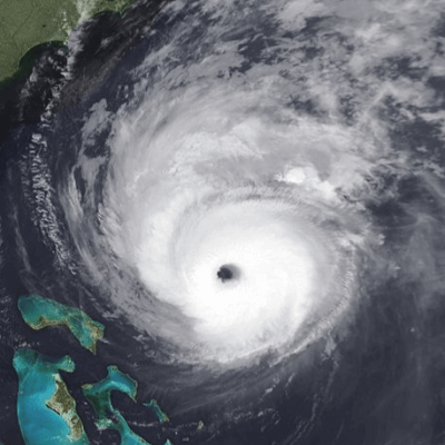 A Photo of a Category 4 Hurricane