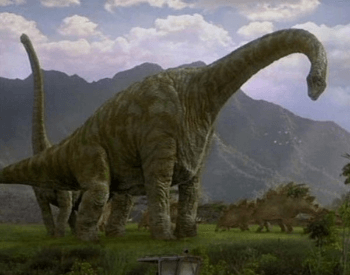 CGI replica of a Brachiosaurus