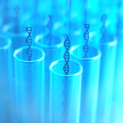 A picture of vials used to clone DNA segments.