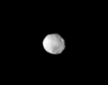 A photo of the moon Pandora from Cassini spacecraft