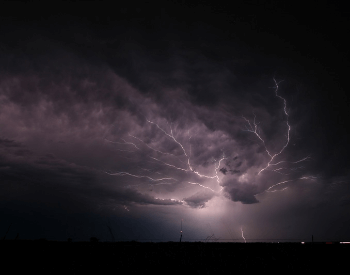 Cloud to Cloud Spider Lightning