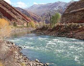 A picture of some rapids on the Colorado River