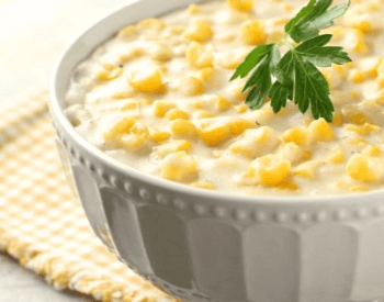 A picture of creamed corn