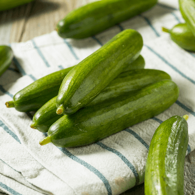 A Picture of Some Cucumbers