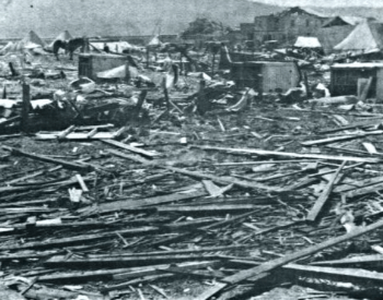 Picture of Rubble from the Tri-State Tornado