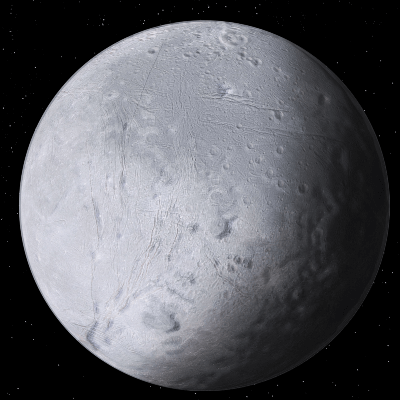 A Picture of Saturn's Moon Dione