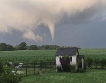 A Picture of an EF0 tornado on 07-12-2017