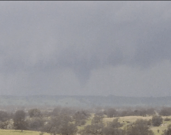 A picture of an EF0 Tornado