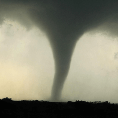 A Picture of a EF1 Tornado Funnel