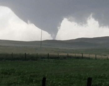 A Picture of an EF1 tornado on 07-06-2016