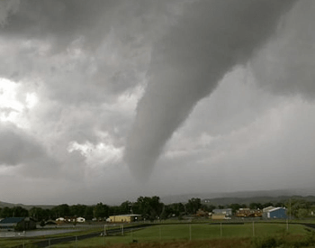 A Picture of an EF2 tornado on 06-12-2017