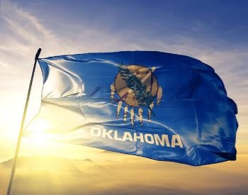 A picture of the flag of the U.S. state of Oaklahoma