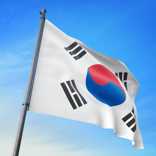 A Picture of the Flag of South Korea