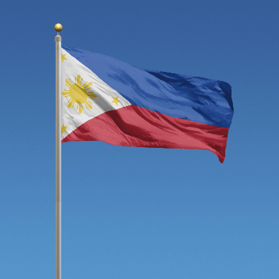 A Picture of the Flag of the Philippines